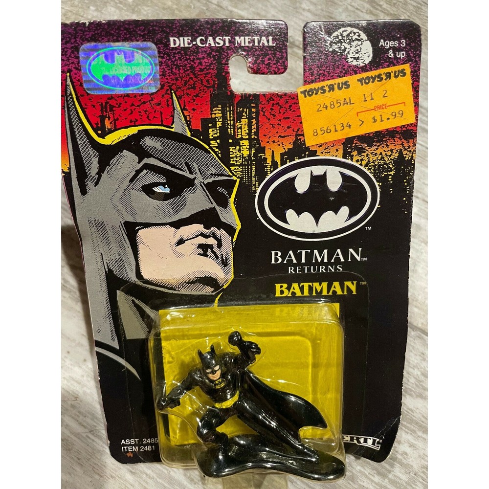 1992 Ertl Batman Returns Die-Cast Figure in Package w/ Toys R Us Price Sticker